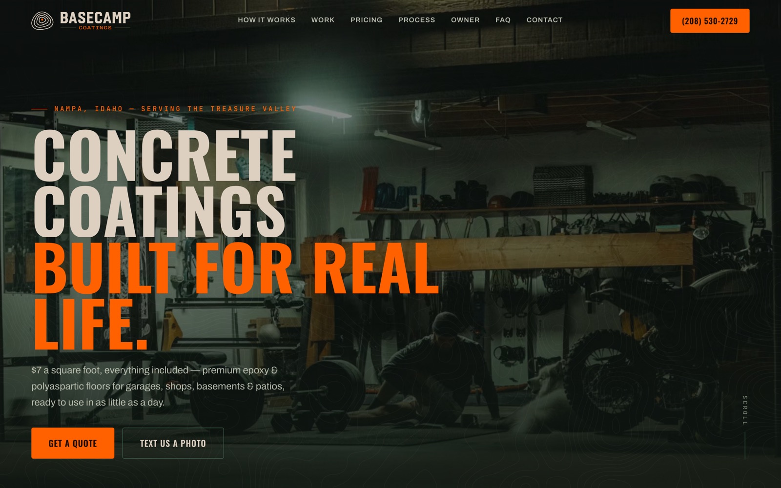 Basecamp Coatings website